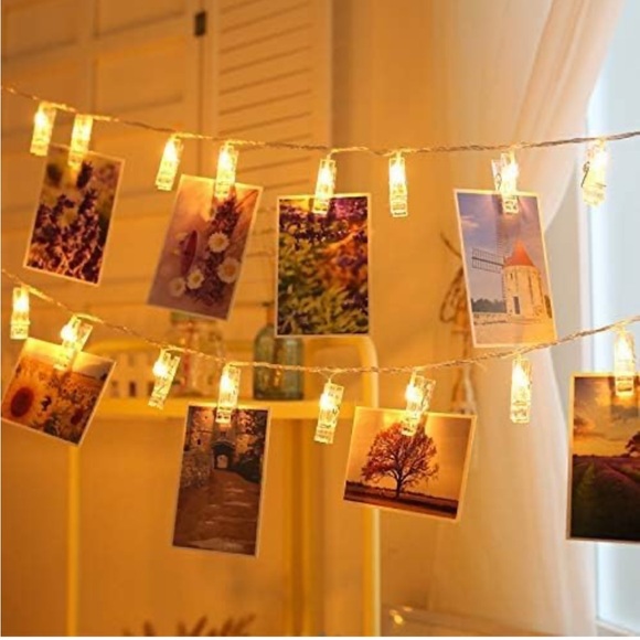 Photo clip string lights, multiple settings, white, New condition - Picture 3 of 16